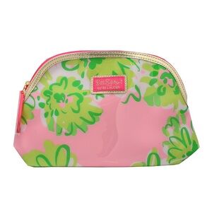 NWOT Lilly Pulitzer for Estee Lauder Cosmetic Bag (pink & green)